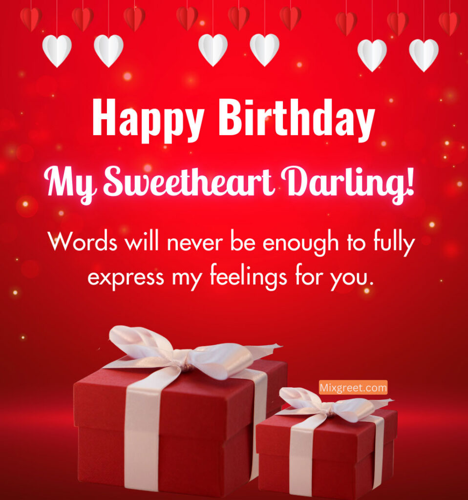 Heartfelt Birthday Quotes for Sweetheart Darling With Loving Quotes