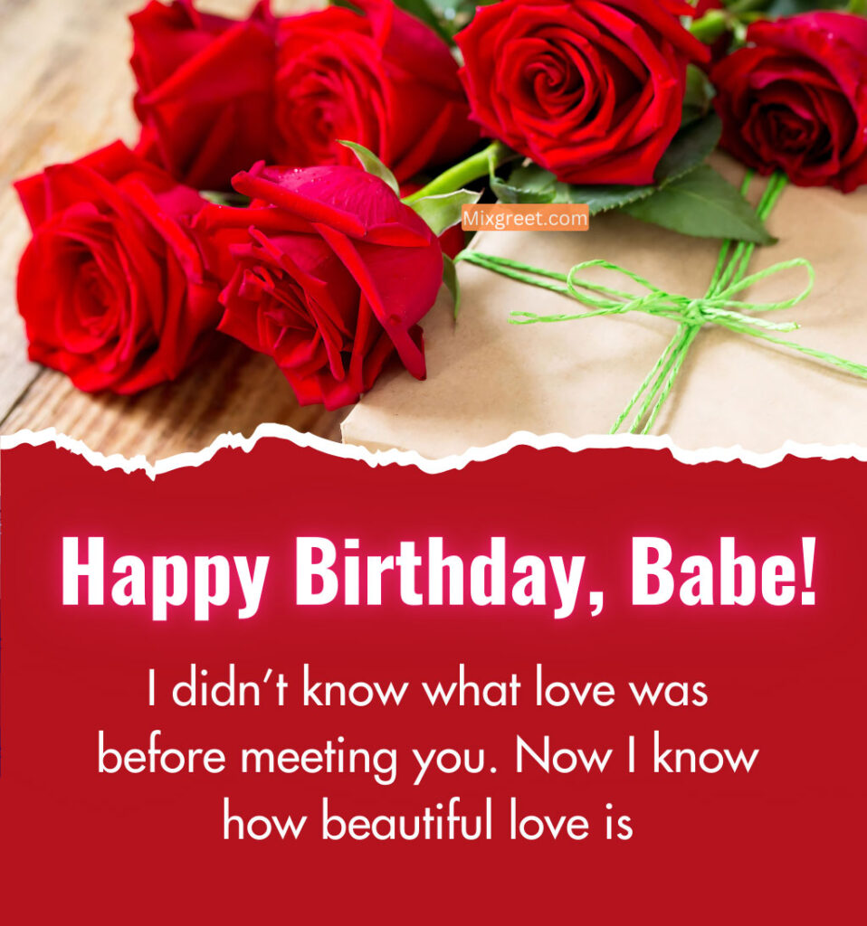 Happy Birthday for Lover With Roses