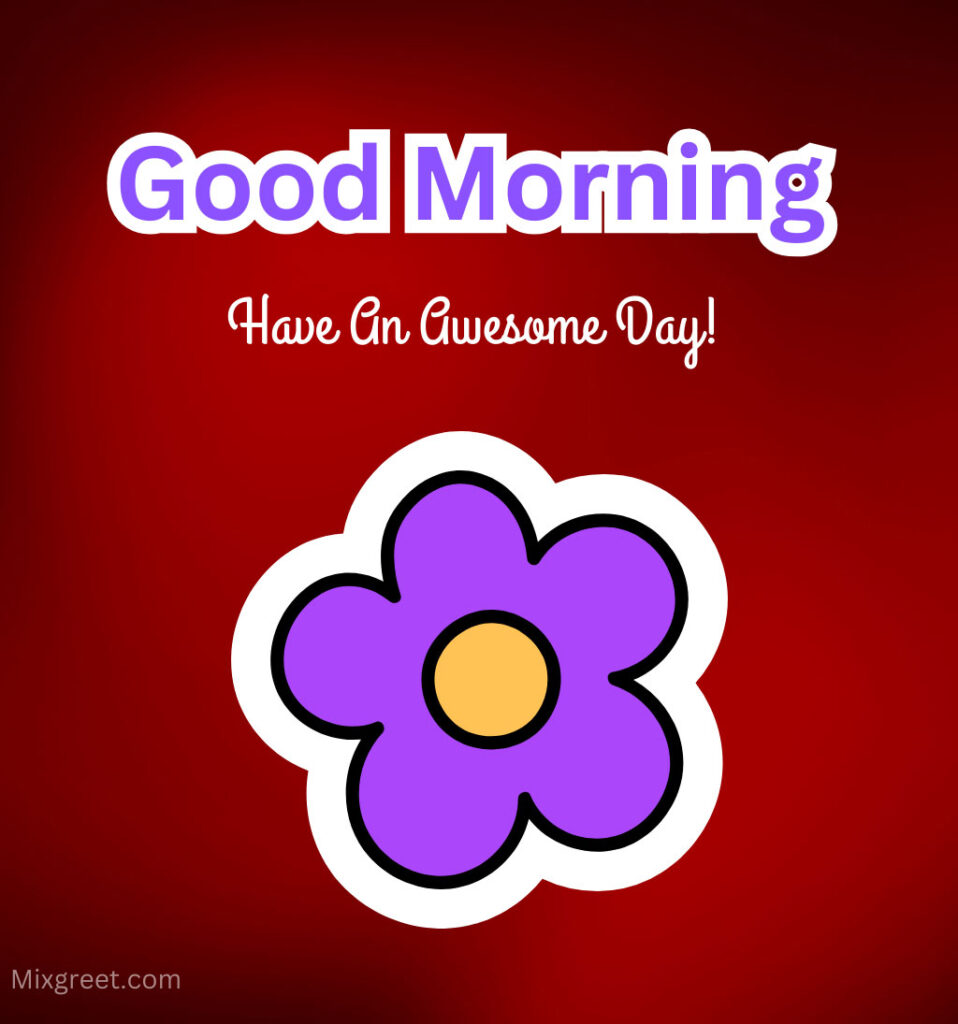 Good Morning Flower Images