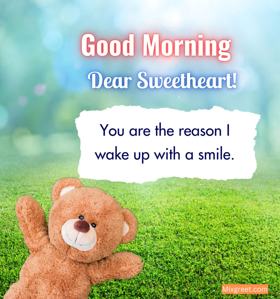 Good Morning Sweetheart Images With Teddy bear