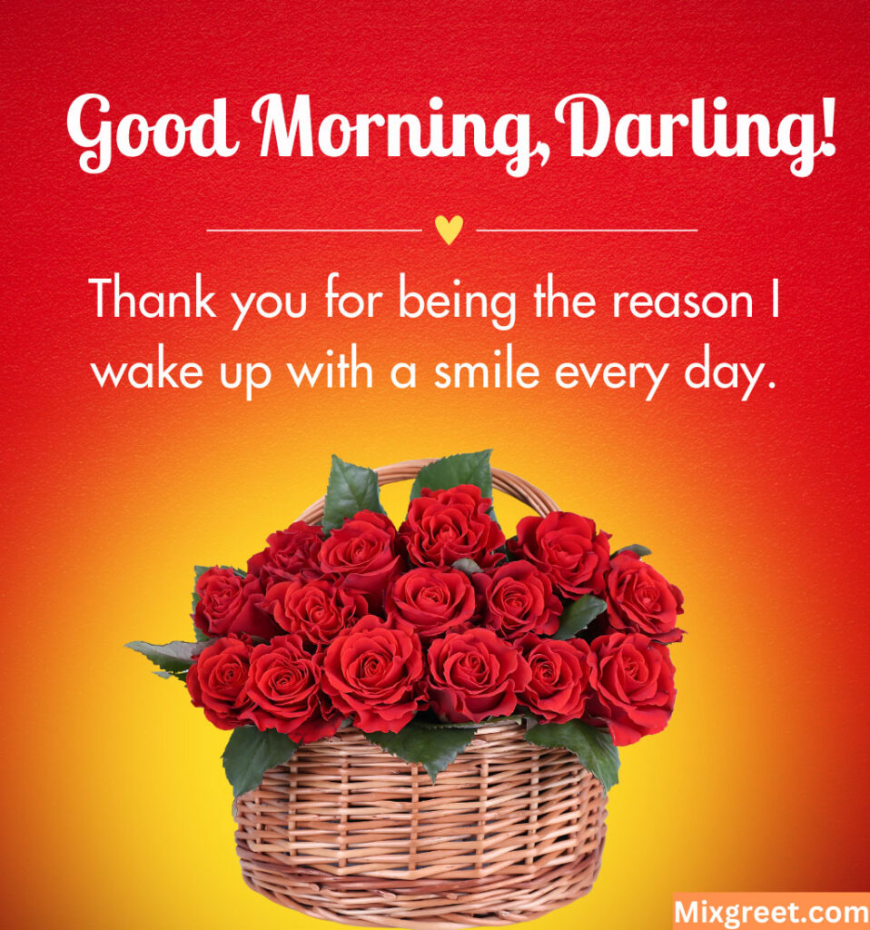 Good Morning Pics for Darling With Roses