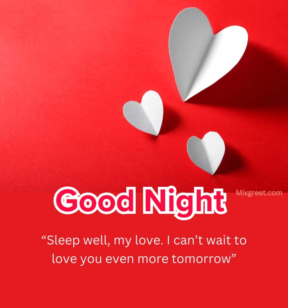 Love Good Night Images with Romantic Quotes