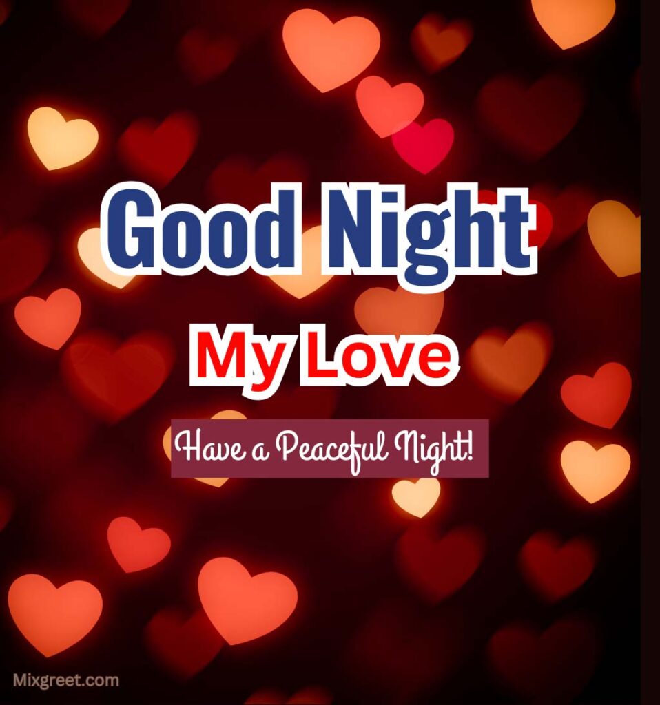 Good Night My Love Images