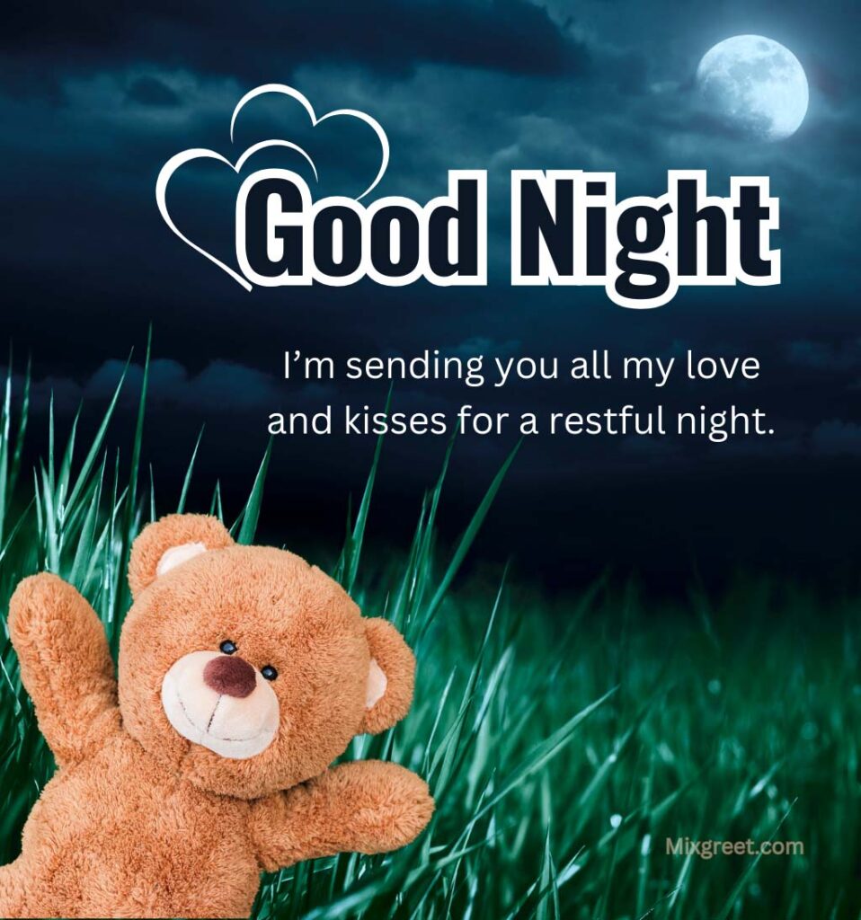 Good Night Love Quotes With Teddy Bear