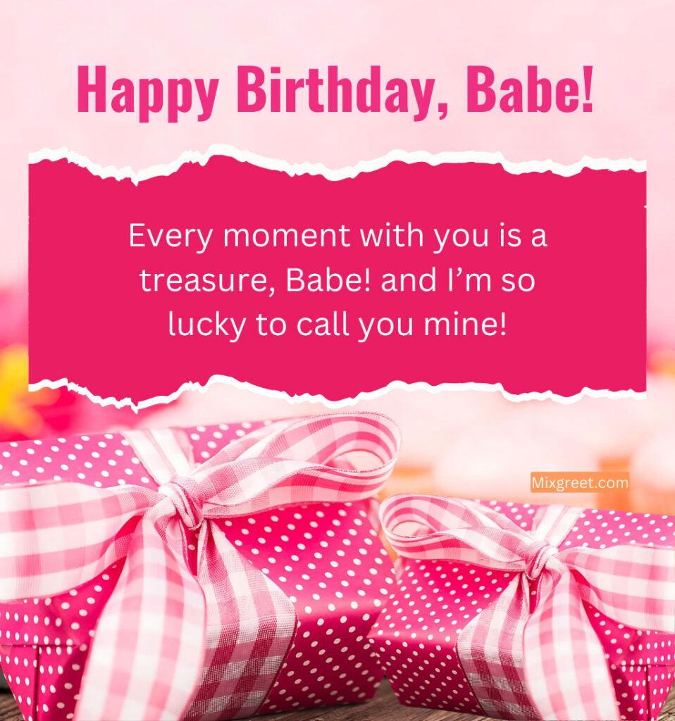 Birthday Quotes for Girlfriend with Gift Box