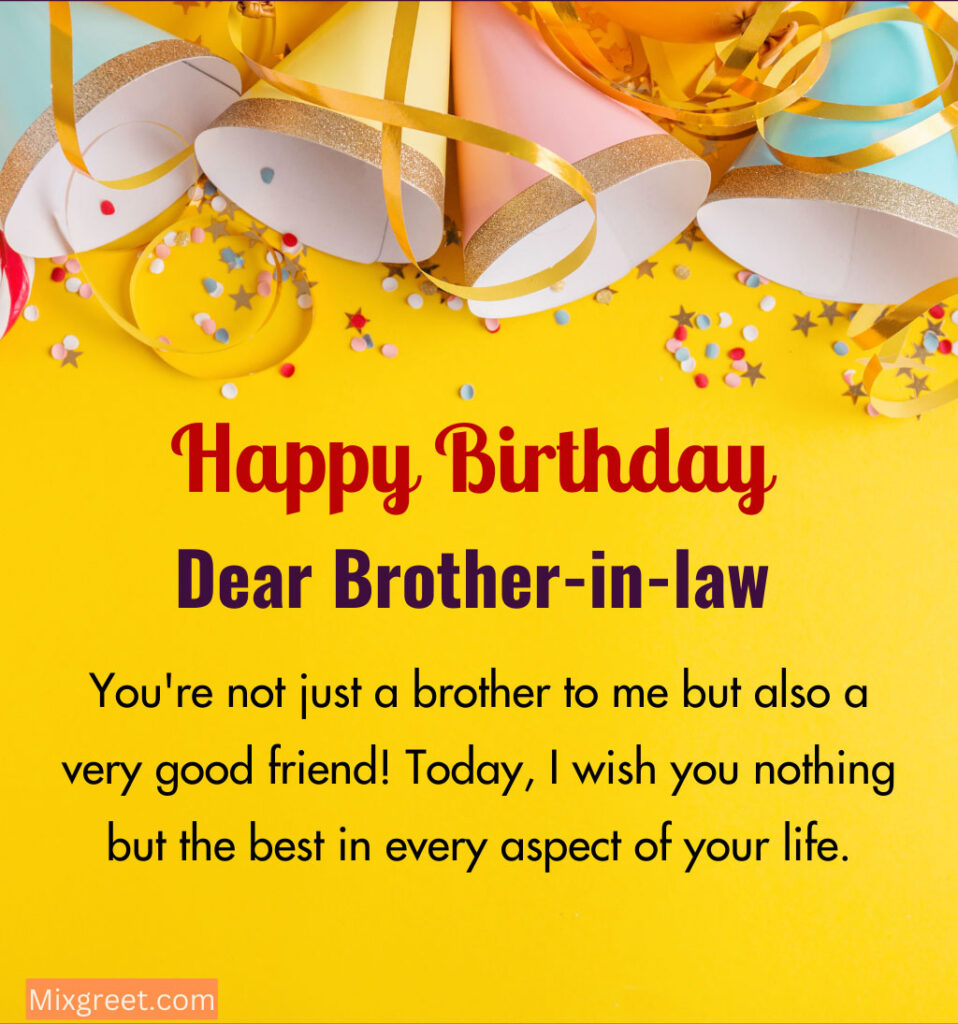 Happy Birthday Wishes for Brother in Law