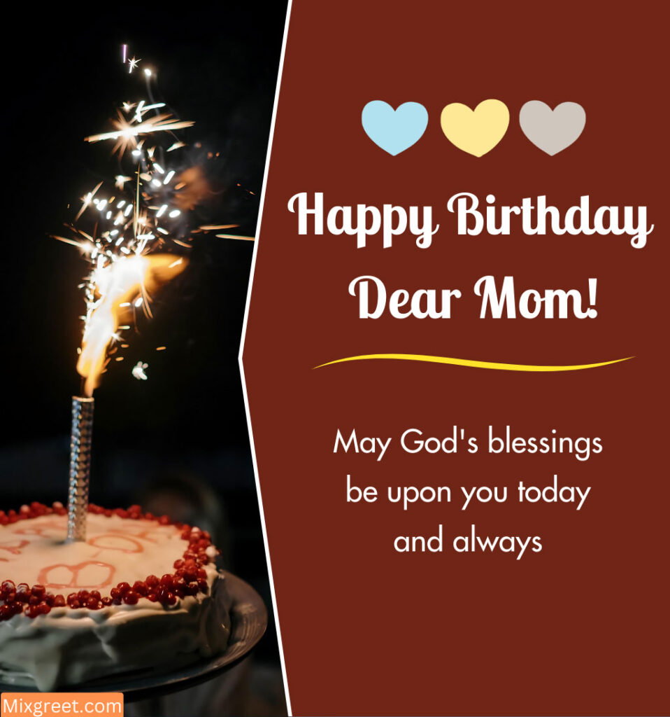 Mom Birthday Wishes with blessing words