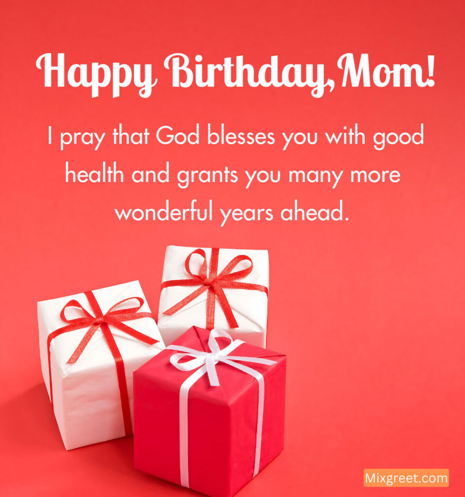 Mom Birthday wishes with Gift box