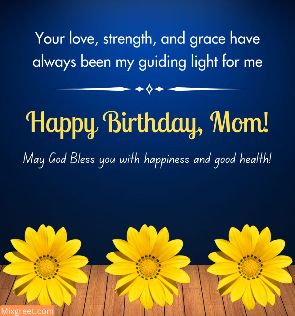 Birthday Quotes for Mother with Flower