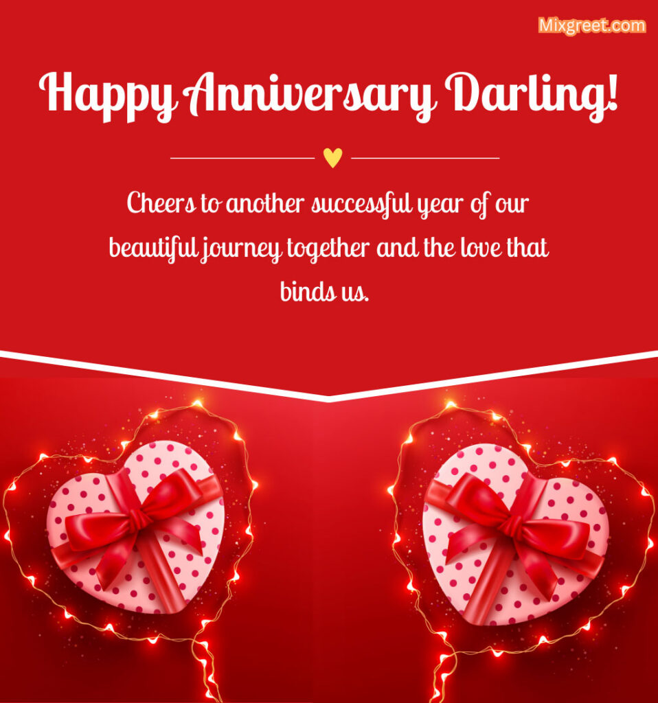 Happy Anniversary Darling Wishes