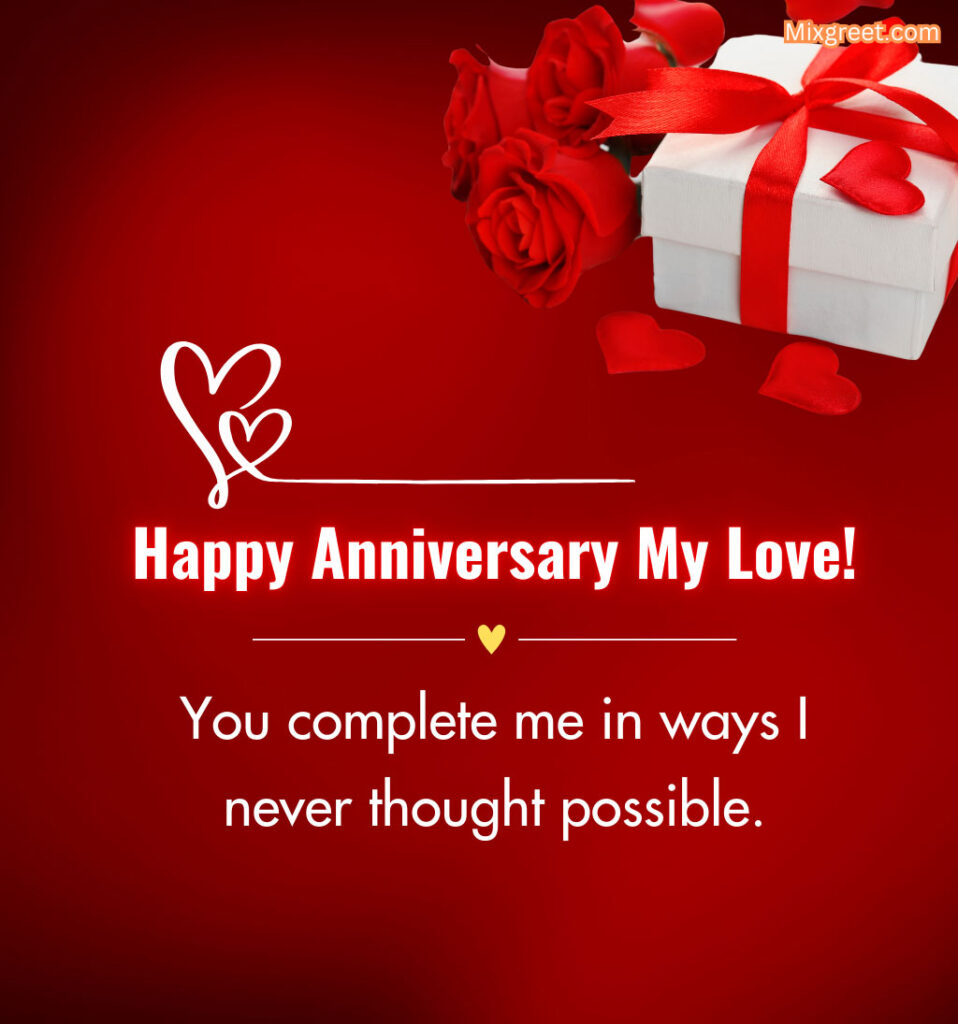 Happy Anniversary My Love With Heartfelt Quotes