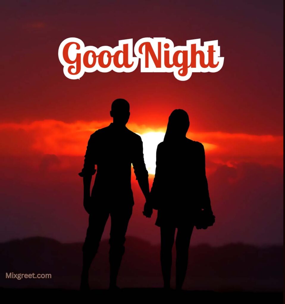 Romantic Good Night Images With a Beautiful Love Couple