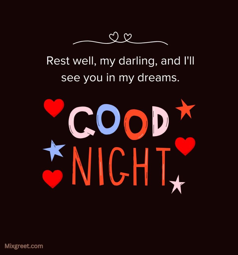 Love Good Night Images with Romantic Quotes