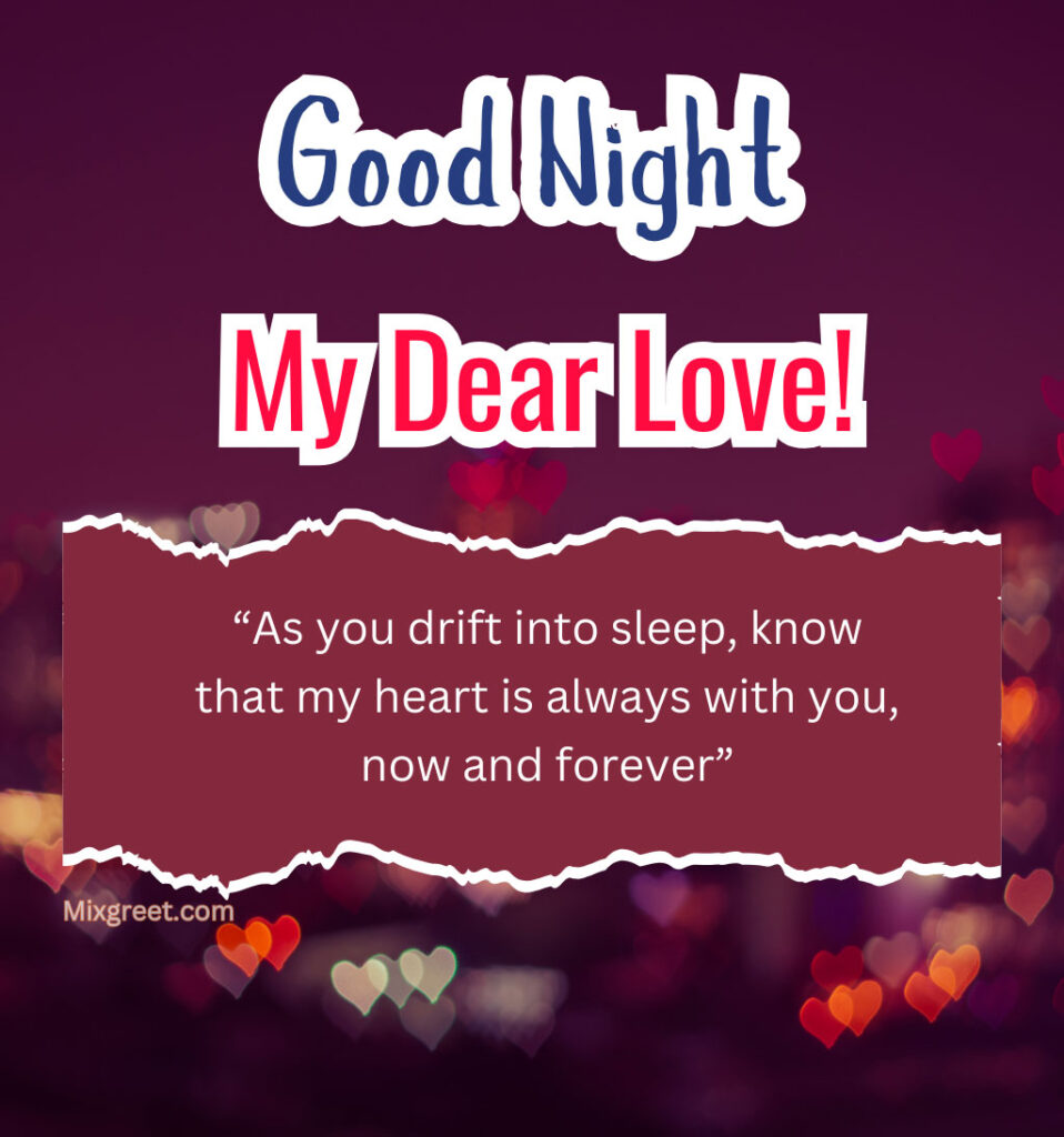 Romantic Good Night Quotes for Lover