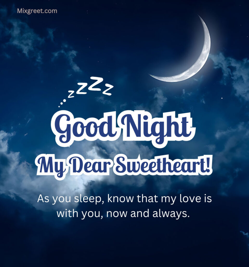 Love Good Night Dear Sweetheart Quotes