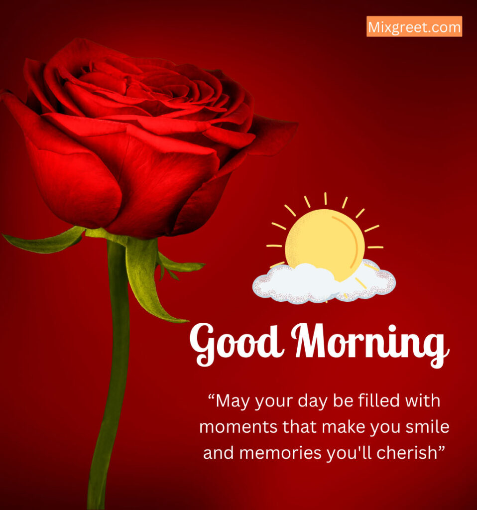 Roses With Good Morning Quotes