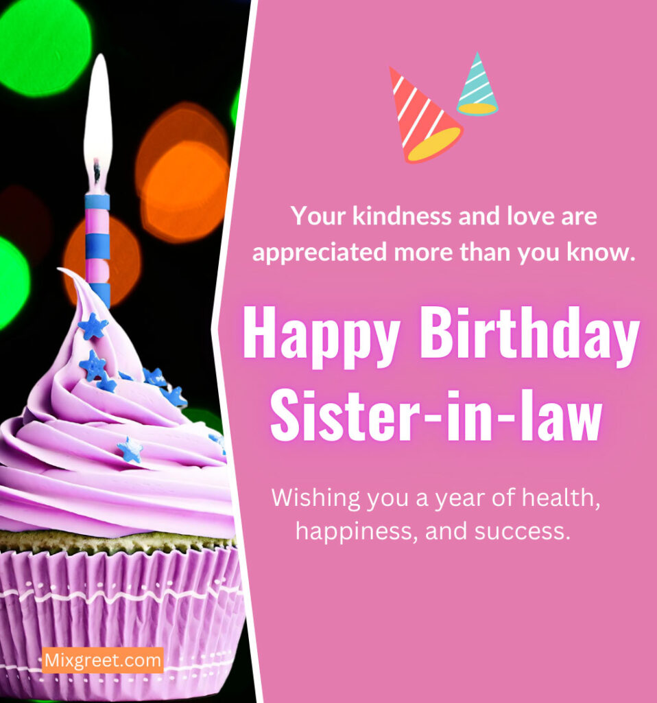 Touching Happy Birthday Wishes for Sister-in-Law