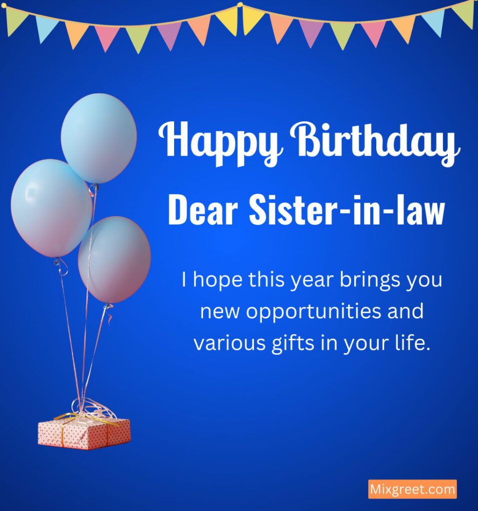 Birthday Wishes for Sister-in-Law with Blessings Quotes