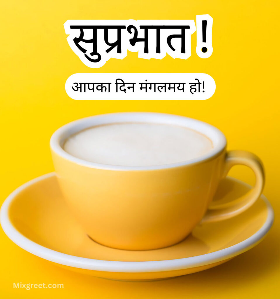 good morning hindi Images tea