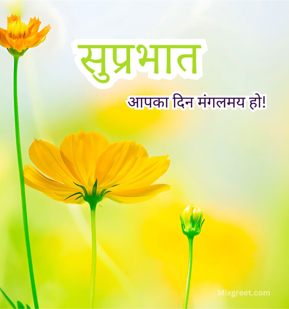 Hindi Good Morning Suprabhat Wishes Images