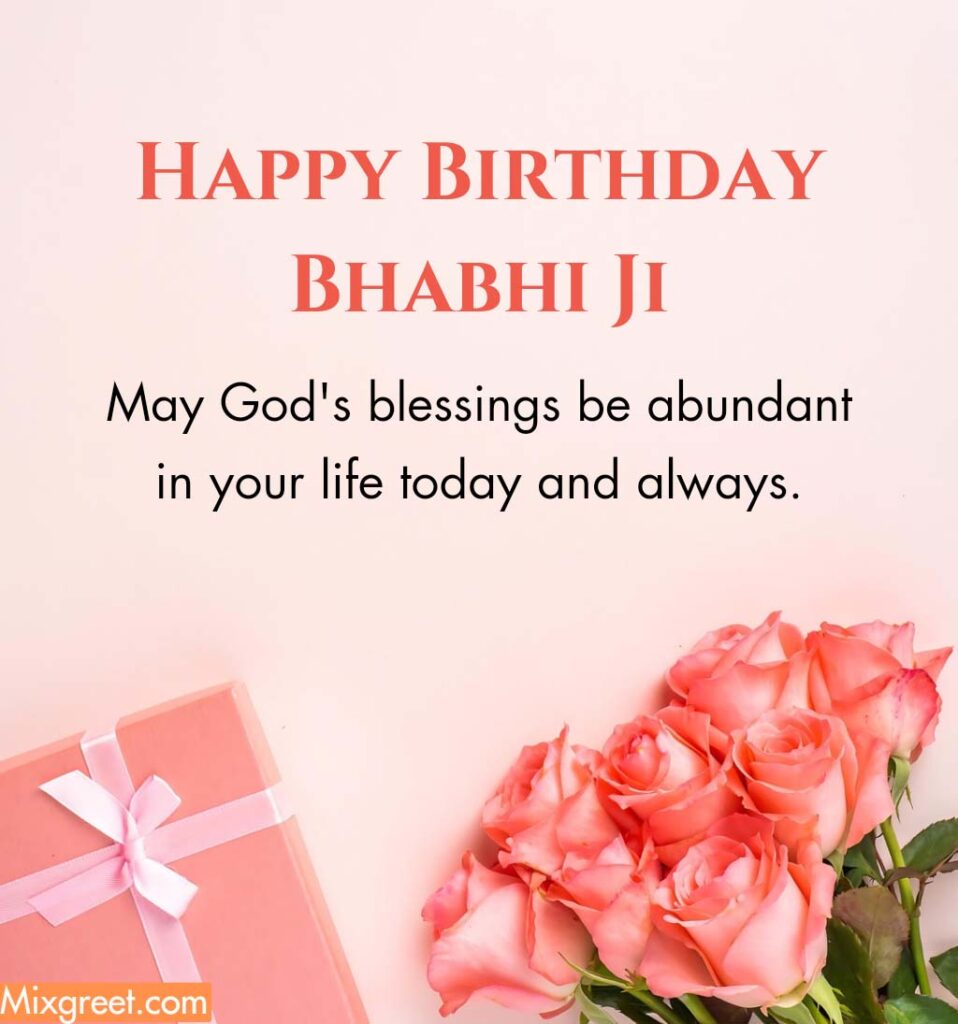 Bhabhi Happy birthday in English