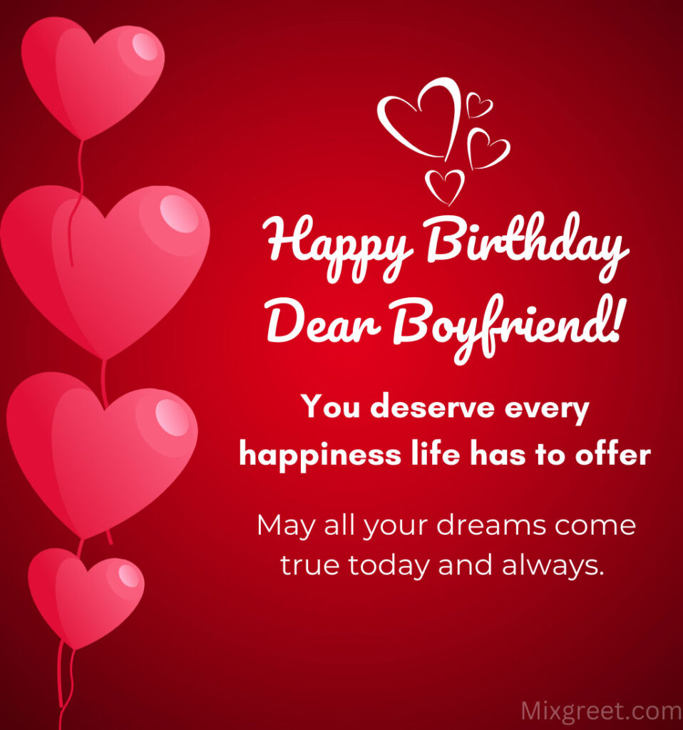 Happy Birthday Quotes for Boyfriend