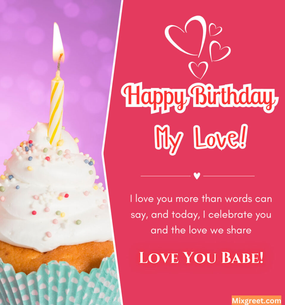 Happy Birthday Images for Boyfriend with cake