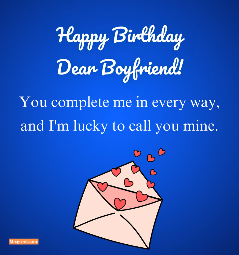 Happy Birthday Wishes for Boyfriend