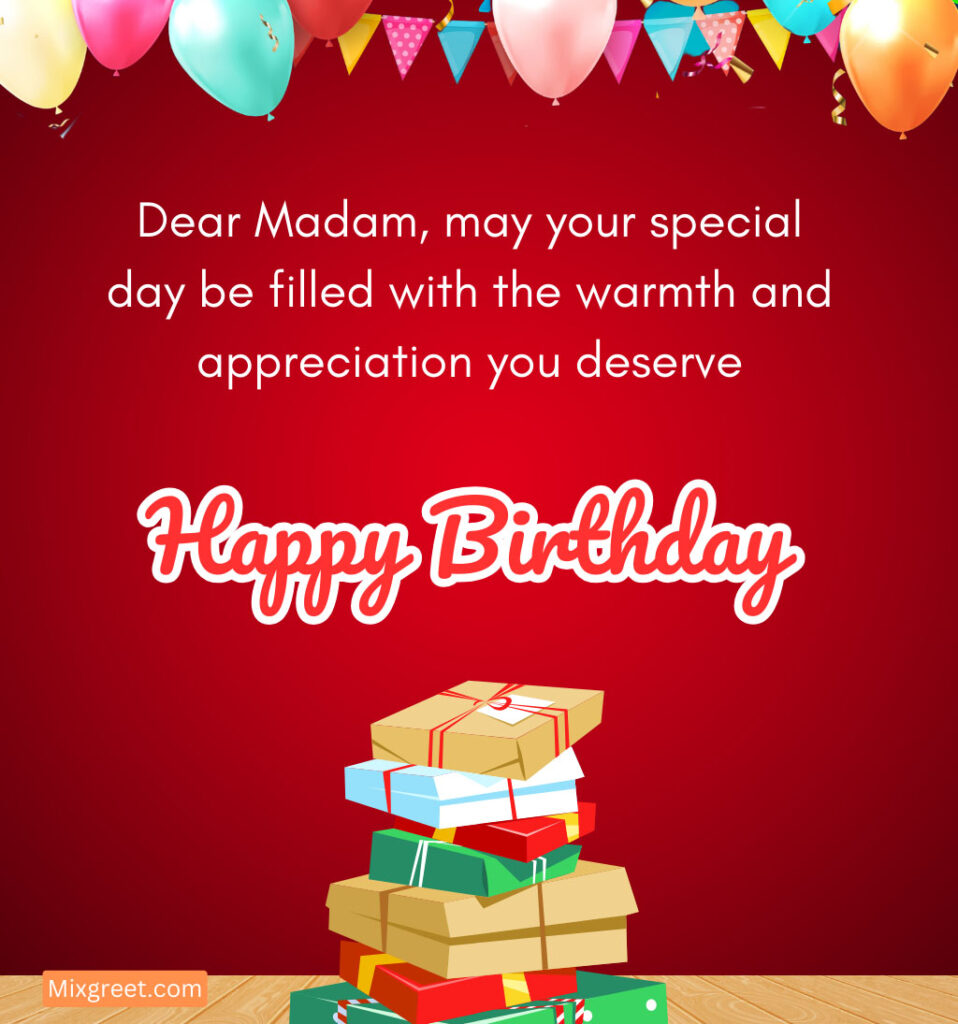 Happy Birthday Images for Madam