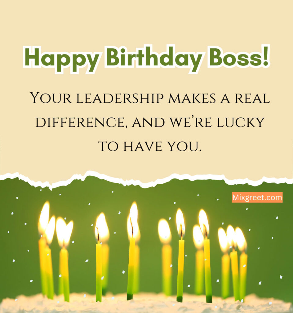 Happy Birthday Images for Boss with Cake and Candles