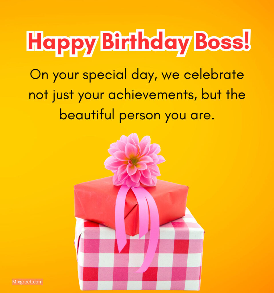 Birthday Wishes for Woman Boss