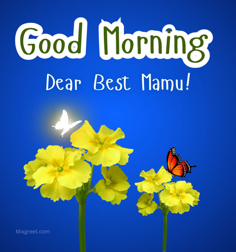 Good Morning Mamu Images