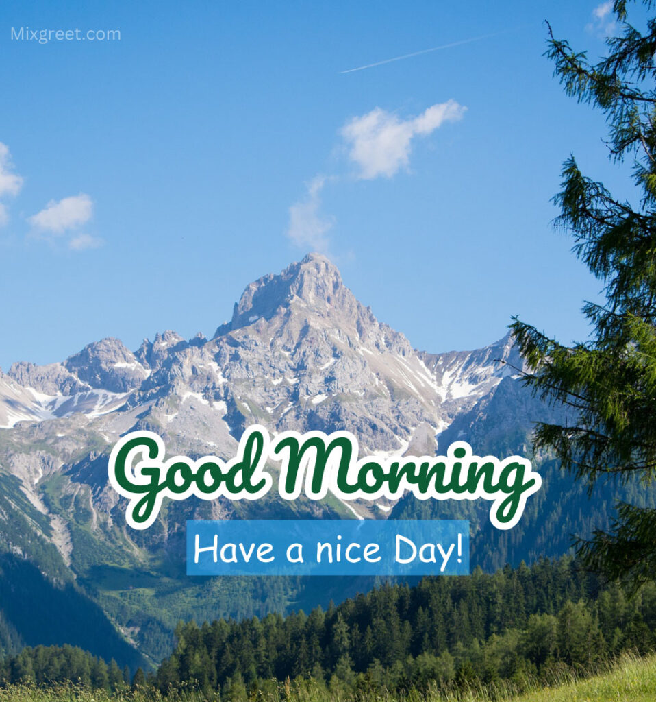 Mountain Background Good Morning Images