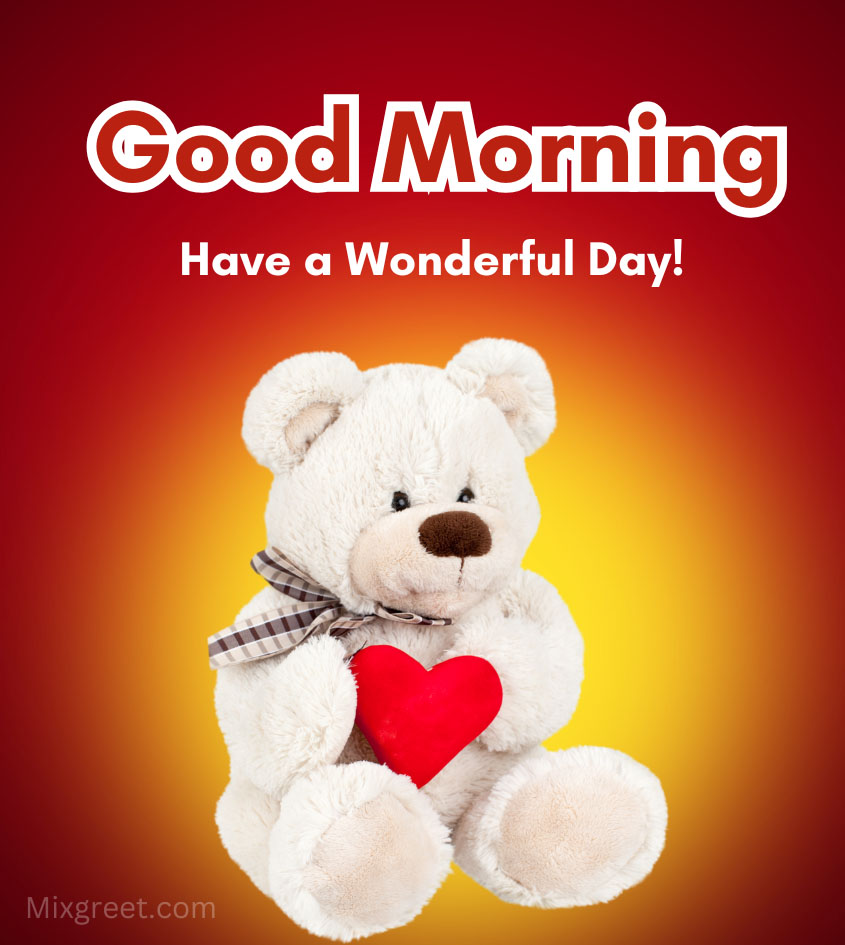 Good Morning Teddy for Lover