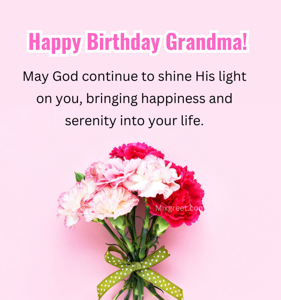 Happy Birthday Grandma Images with Flowers 