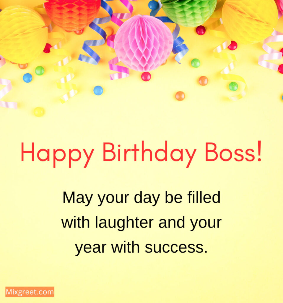 Birthday Wishes for CEO Boss with Kind Words