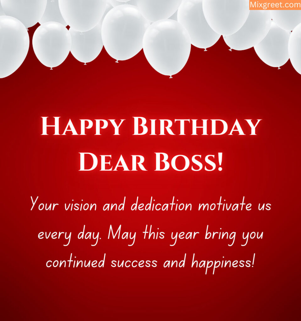 Birthday Wishes for CEO Boss