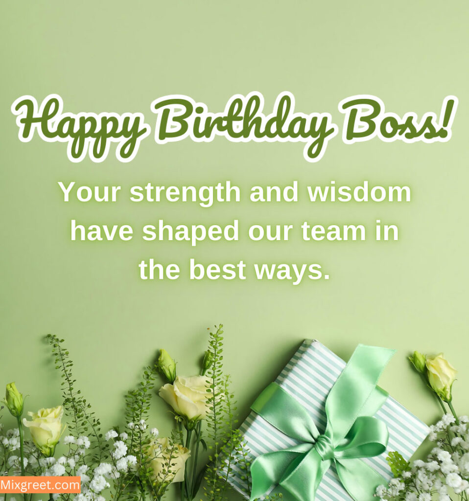 Birthday Images for Lady Boss with Kind Words