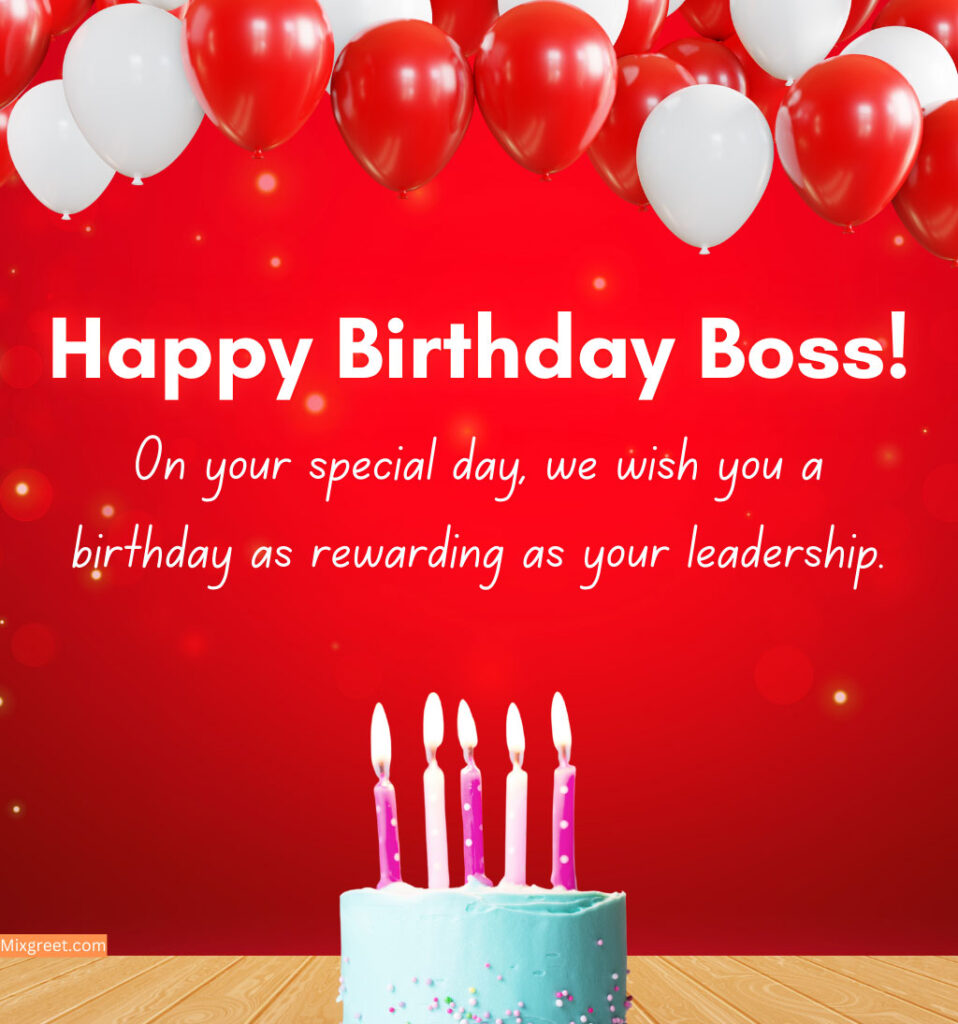 Birthday Wishes for CEO Boss