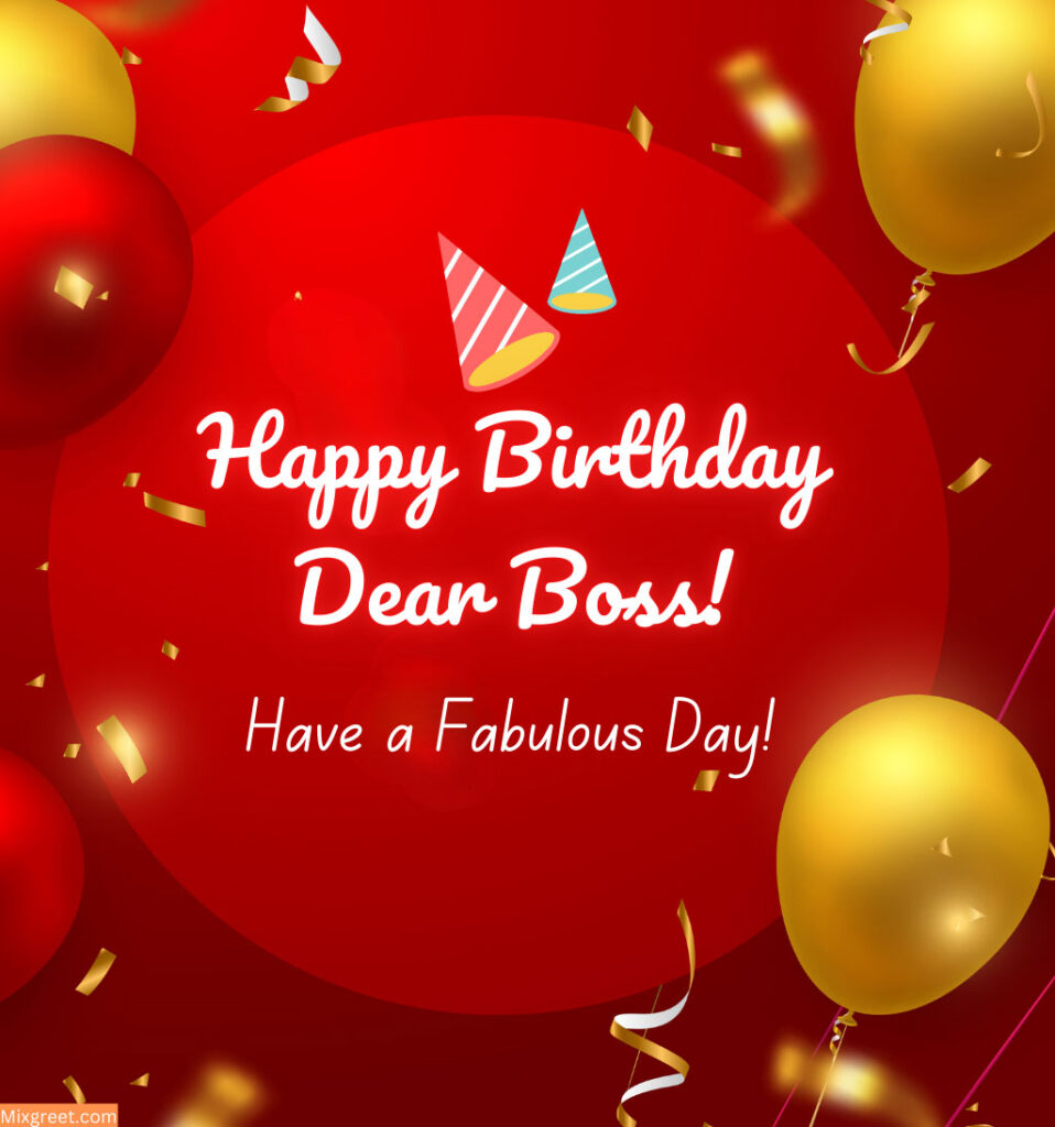 Happy Birthday Boss Images