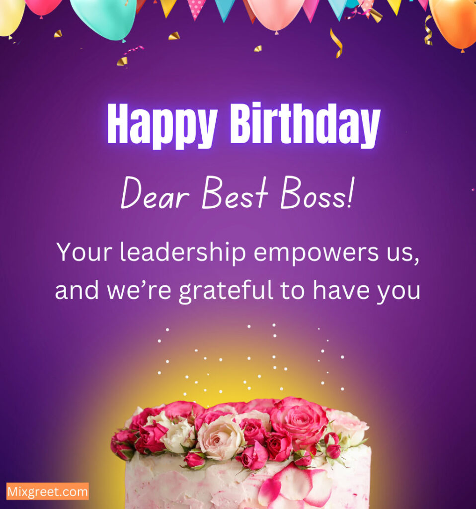 Birthday Quotes for Boss with Inspiring Words