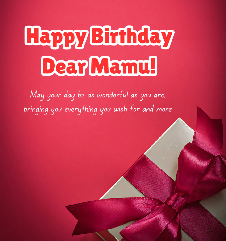 Happy Birthday Images for mama ji