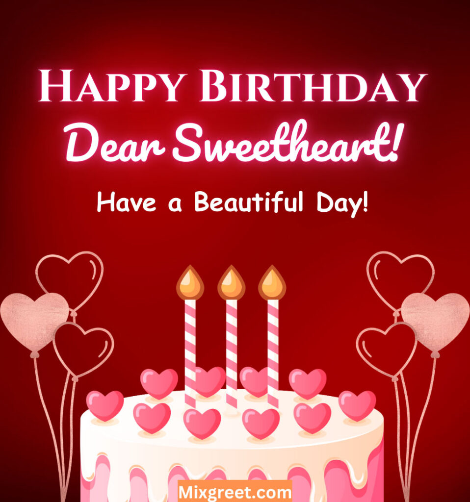 Love Happy Birthday Sweetheart Images